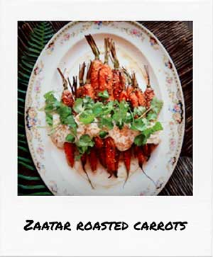 Zaatar roasted carrots